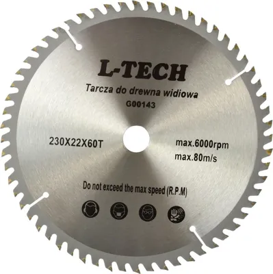 Produktbild von Holzsägeblatt 230x22x60T(40/50)