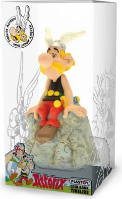 Produktbild von Asterix & Obelix Sparschwein Spardose Asterix auf Felsen