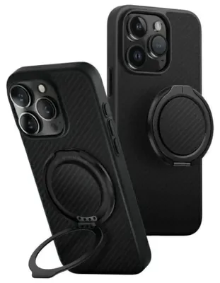 Zdjęcie produktu dla Etui UNIQ Keva Air MagClick do iPhone 16 Pro czarny