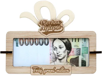 Obrázok produktu pre Tabuľka na peniaze Tvoj prvý milión CZ