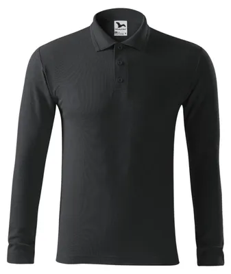 Produktbild von Malfini - Poloshirt für Herren, Piqué PP10343 (3XL) (Ebenholz-Grau)