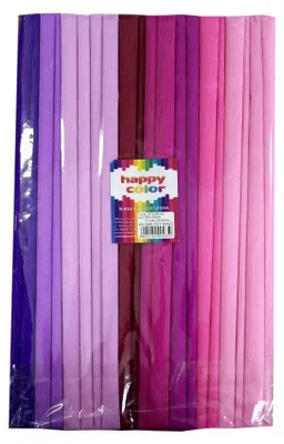 Zdjęcie produktu dla Bibuła Marszczona 25X200Cm Mix Różowy 10 Rolek