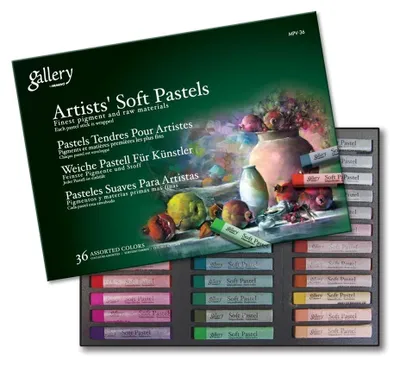 Imagen del producto de Pasteles secos Mungyo, set de 36 colores, modelo MPV-36