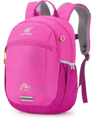 Productafbeelding van Rugzak voor kinderen, 10 liter, wandelrugzak met borstband, voor jongens en meisjes, roze