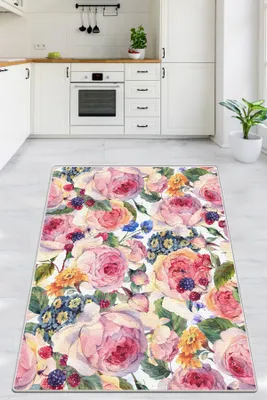 Produktbild von Conceptum Hypnose, Rubesco- Rubesco Djt   CHL, Bunt, Teppich, 80 x 120 cm, 50% Samtgewebe / 50% Polyester
