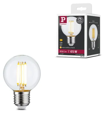 Productafbeelding van Paulmann Filament 230V LED bolvormige lamp