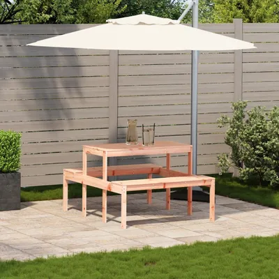 Produktbild von "2026 Aktion"Esstisch/Outdoor Tisch - Picknicktisch moderne Design - Balkontisch - 110x134x75 cm Massivholz Douglasie DEMöbel 2081645