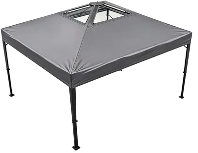 Productafbeelding van Gazebo-tent, waterdichte overkapping, montage zonder gereedschap, grijs