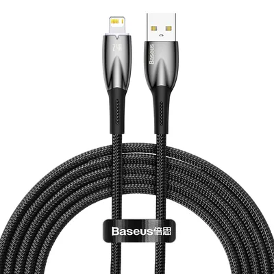 Obrázek produktu pro Baseus Glimmer Series kabel USB-A - Lightning 480Mb/s 2.4A 2m czarny