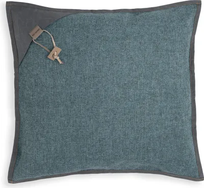 Produktbild von Knit Factory Hope Kissen - Jeans - 50x50 cm