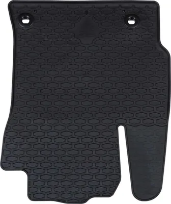 Image de vidaXL Tapis de voiture 4 pièces Noir Caoutchouc