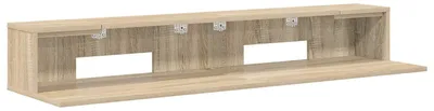 Imagen del producto de vidaXL Escritorio para estudio, estilo Sonoma, 130 x 36 x 19,5 cm, material de madera