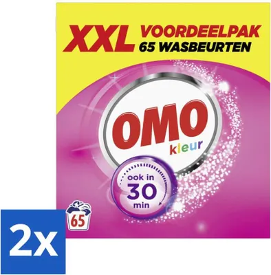 Produktbild von OMO Waschpulver Color 65 Wäschen 3,835 kg - Vorteilspack - 2 Stücke