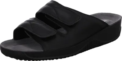Produktbild von Rohde Damen Sandalen Pantoletten Clogs Weite F Soltau-40 1940, Größe:43 EU, Farbe:Schwarz