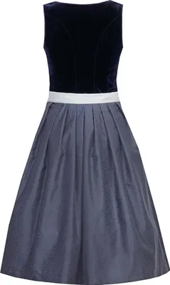 Produktbild von Dirndl Heidi 65er Länge ocean blue/silber 54
