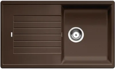 Produktbild von Blanco Zia 5 - Silgranitspüle, 860x500 mm, Kaffee 520519