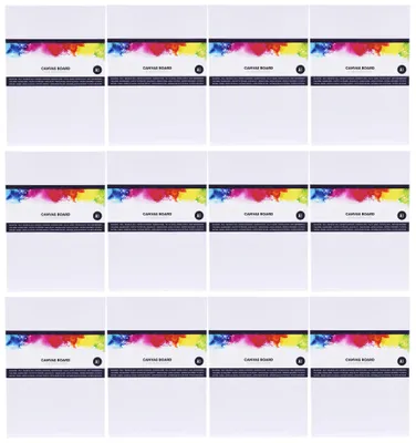 Produktbild von Maluntergrund, säurefrei - Leinwandplatte - Leinwandplatte - Geeignet für Öl- und Acrylfarben - 297 x 420 mm - Dünne Pappe