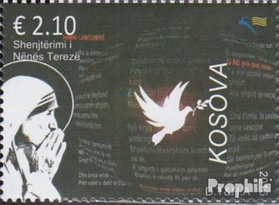 Produktbild von Briefmarken Kosovo 2016 Mi 349 (kompl.Ausg.) postfrisch Heiligsprechung Mutter Teresa