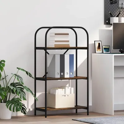 Zdjęcie produktu dla Maison Exclusive - Regał na książki, 3 półki, 60 x 30 x 109 cm, płyta drewniana