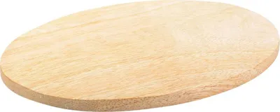 Produktbild von Teller Naturholz Oval 10x8cm Untersetzer Tischdekoration Untertasse Echtholz