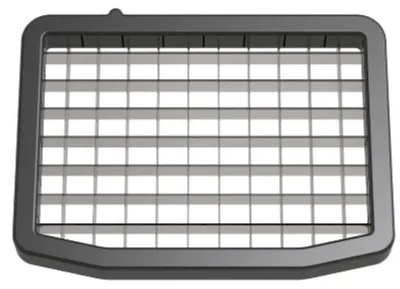 Gittereinsatz 12×12 für Gemüsewürfler, Edelstahl