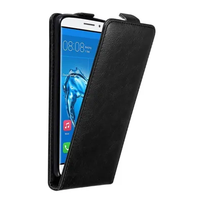 Image de Cadorabo Housse pour Huawei NOVA PLUS Housse de protection en noir Flip Etui Housse de téléphone portable Case Cover