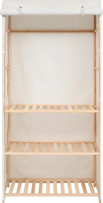 Produktbild von vidaXL Kleiderschrank mit 3 Ebenen 79 x 40 x 170 cm