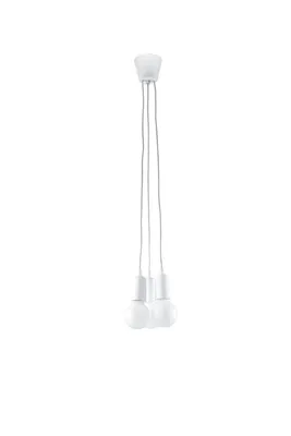 Zdjęcie produktu dla Lampa wisząca DIEGO 3 biała SL.0570 Sollux