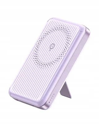Produktbild von Innostyle Powerswitch Schnelle Induktion Powerbank Für Magsafe 10000Mah Stand Lila