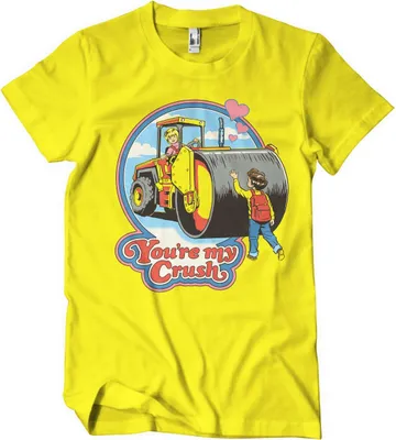 Produktbild von You're My Crush T-Shirt - XX-Large - Yellow