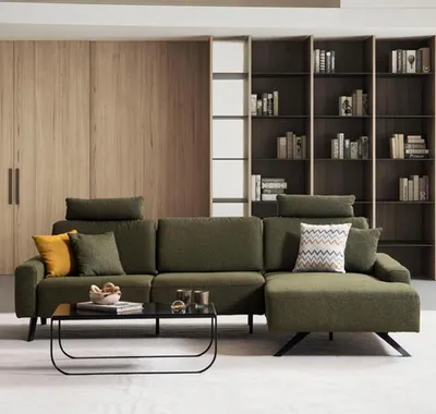 Zdjęcie produktu dla Sofa do salonu w kształcie litery L meble nowoczesne narożnik kanapa narożnik zestaw