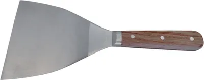Produktbild von HAROMAC Malerspachtel aus Rosenholz, 100 mm, rostfreier Edelstahl, Rosenholzheft