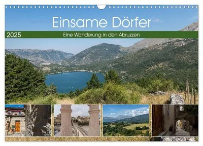 Produktbild von Einsame Dörfer - Eine Wanderung in den Abruzzen (Wandkalender 2025 DIN A3 quer), CALVENDO Monatskalender