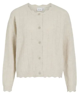 Produktbild von VILA Modische Strickjacke Rundhals Knopfverschluss Langarm Größe: S