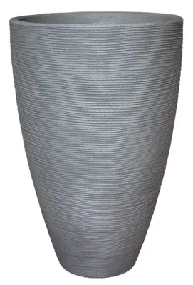 Produktbild von Geli Pflanztopf mit Rillen Ø 40 x 60 cm betonfarbe