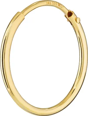 Produktbild von Einzel Herren Creole Echt Gold 333 Ohrring Ohrschmuck Ohrhänger 17,5mm 3752