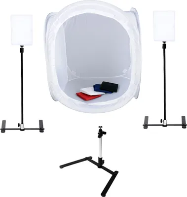 Produktbild von Bresser BR 2820L Lichtzelt 60 cm mit LED Beleuchtung für Produktfotos
