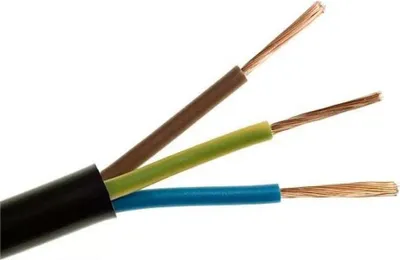 Produktbild von Gehäuseleitung H03VV-F (OMY) 3x0,75 schwarz 300/300V /100m/