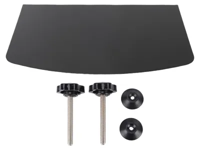 Image de Connecteur d'angle pour bureau, en acier inoxydable, de 17 pouces, à fixer, pour bureau en L, idéal pour les bureaux