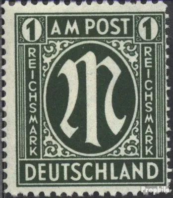 Produktbild von Briefmarken Bizone (Alliierte Besetzung) 1945 Mi 35 postfrisch AM-Post