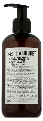 Imagen del producto de L:A BRUKET Gel de ducha y lavado corporal "Cleansing 242" con extracto de saúco (240 ml)