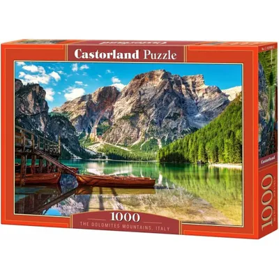 Produktbild von Castorland Puzzle 1000 Teile Dolomiten Italien, 68 x 47 cm, mehrfarbig, Karton, 650 Gramm, für Erwachsene und Kinder