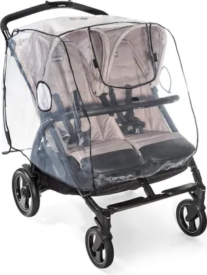 Produktbild von Reer RainCover Twin Regenschutz für Zwillingswagen , 1 Stück (1er Pack)
