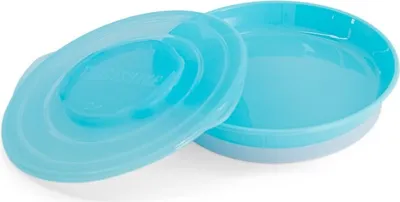 Produktbild von Twistshake Teller Kinderteller Plate Blau