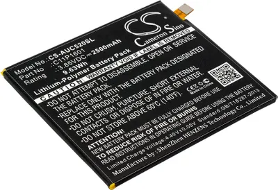 Produktbild von TECHTEK Akku Kompatibel mit [Asus] ZE520KL, ZenFone 3 5.2, ZenFone 3 5.2 Dual SIM, ZenFone 3 5.2 Dual SIM TD-LTE, ZenFone 3 Dual SIM Global LTE Erset
