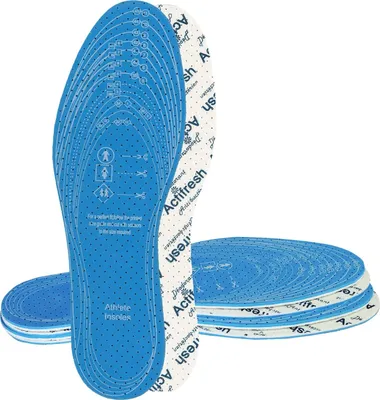 Produktbild von FOOT MATE Actifresh Einlagen Schuhe - Komfortable Schuheinlagen gegen Fußgeruch - Geeignet für Erwachsene und Kinder - zum Zuschneiden - 3 Paare