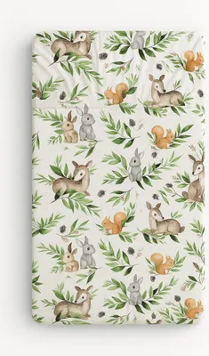 Produktbild von Spannbettlaken 120x60 cm, Spannbettlaken, perfekte Passform, weiche Baumwolle für Kinderbett