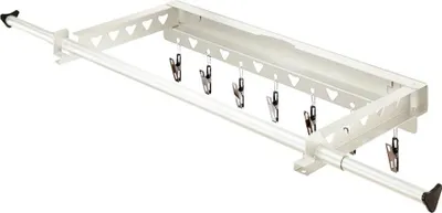 Obrázek produktu pro Oděvní kůň, nástěnný, prostorově úsporný design, bílý, S