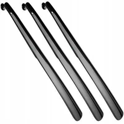 Produktbild von Coccine 3x Kunststoff Schuhlöffel Lang Schwarz 60 cm