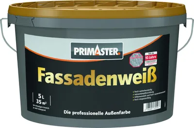 Produktbild von Primaster Fassadenweiß 5 L weiß